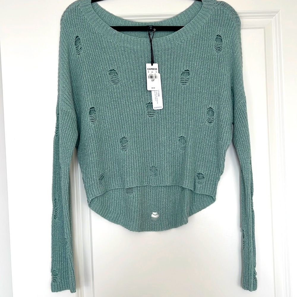 Express Distressed Sweater